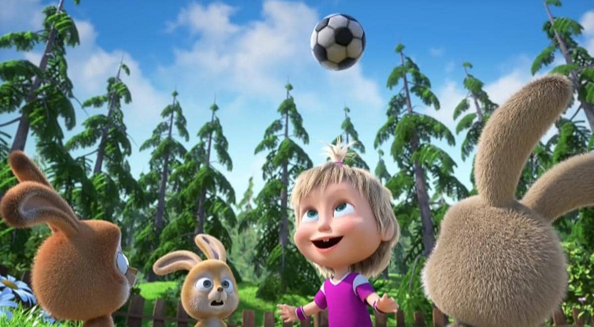 5 Episode Masha and the Bear Bertema Olahraga