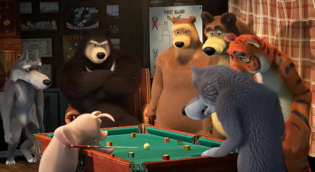 cuplikan Masha and the Bear episode That's Your Cue! 