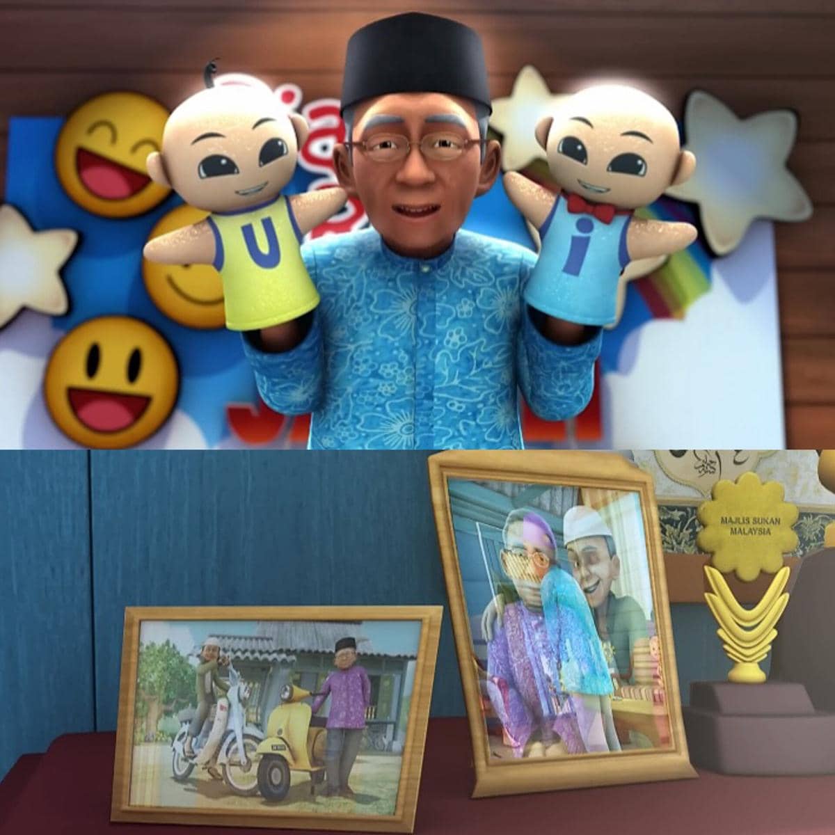 Datuk Jamali Shadat, karakter teman Tok Dalang di Upin & Ipin