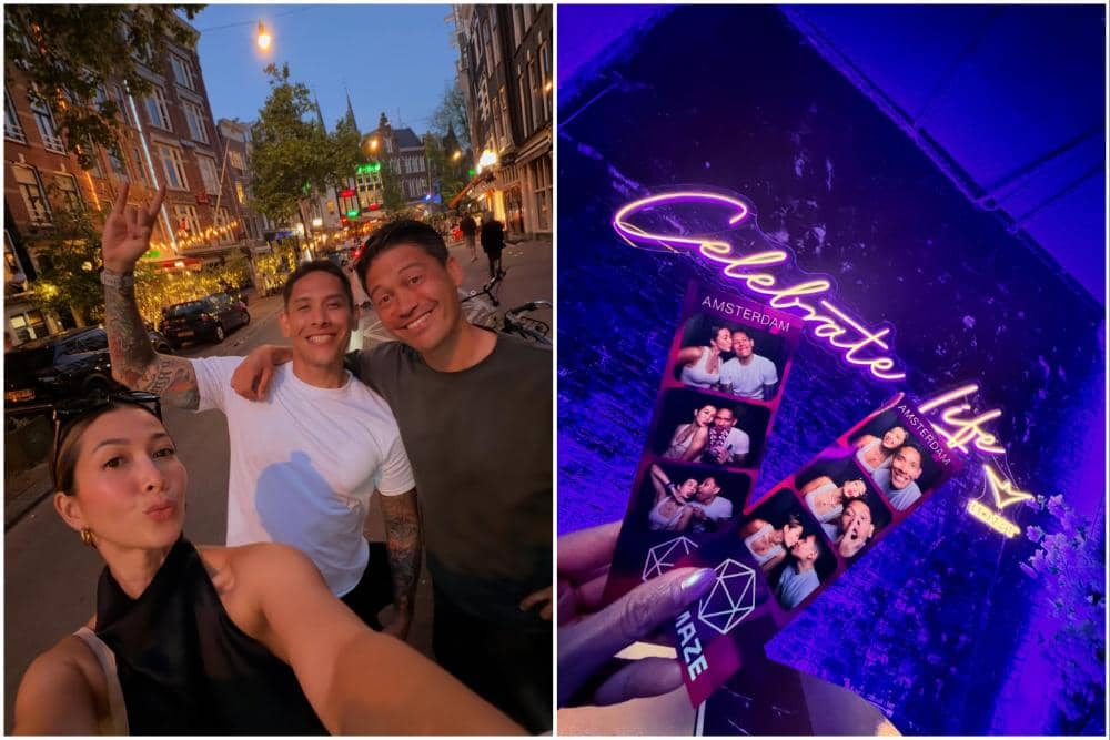 10 Potret Ganindra Bimo dan Andrea Dian Jalan-jalan di Amsterdam