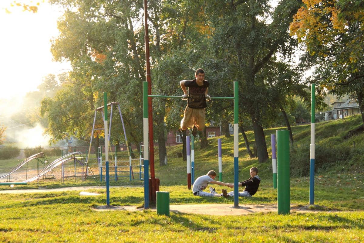 ilustrasi olahraga street workout