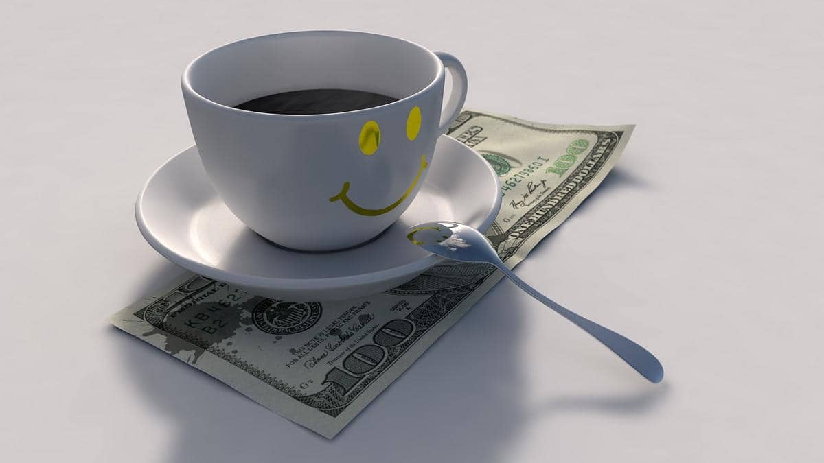 ilustrasi kurs dolar terhadap harga kopi