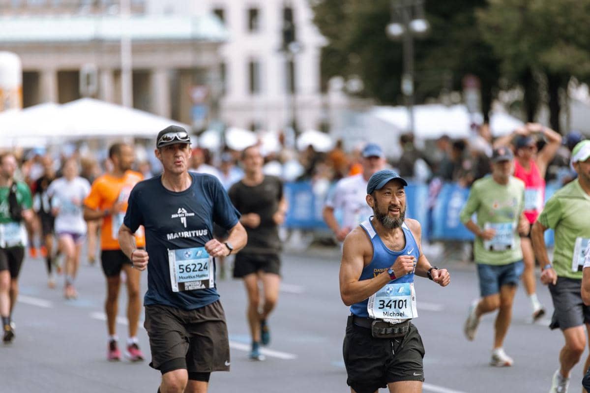 ilustrasi lari maraton