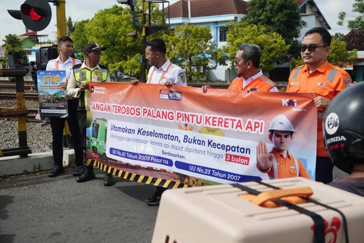 Libur Panjang Iduladha, KAI Bandara Edukasi Keselamatan Berkendara