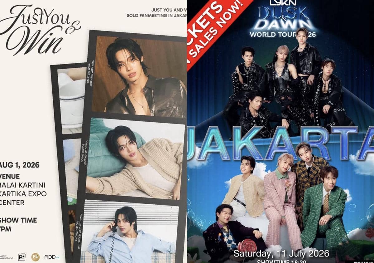 Daftar Konser-Fan Meeting Artis Thailand di Indonesia Paruh Kedua 2026