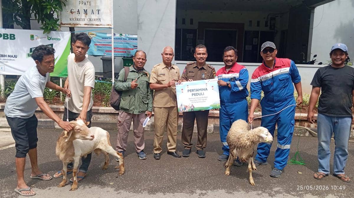 Pertagas Salurkan 475 Hewan Kurban ke 300 Titik di 11 Provinsi