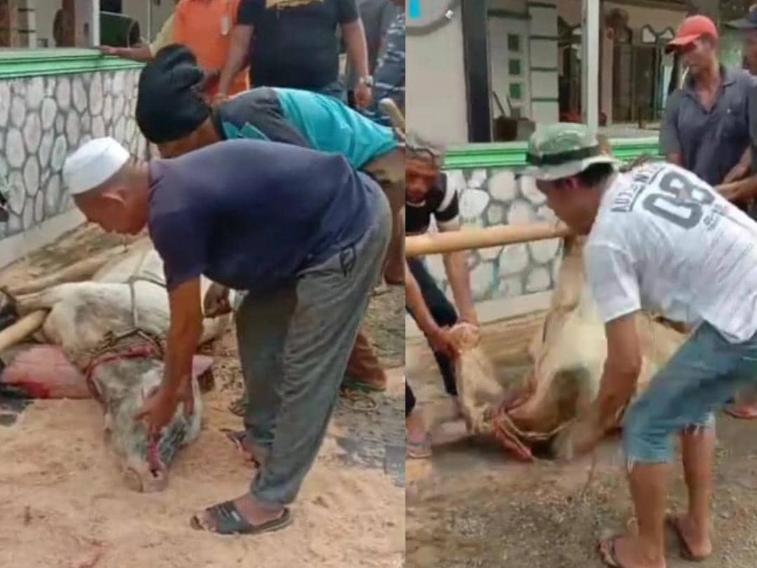 Momen Warga dan Sarana Global Quarry Pererat Silahturahmi di Idul Adha