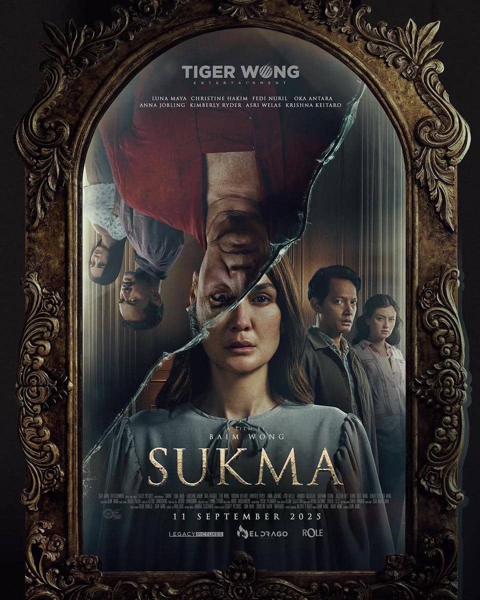 Poster Sukma, film horor yang disutradarai Baim Wong dan tembus 1 juta penonton (dok. Tiger Wong Entertainment/Sukma)