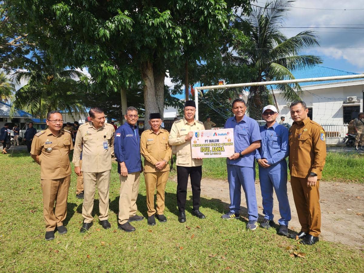 Inalum Salurkan 107 Hewan Kurban di 5 Kabupaten dan Kota Sumut