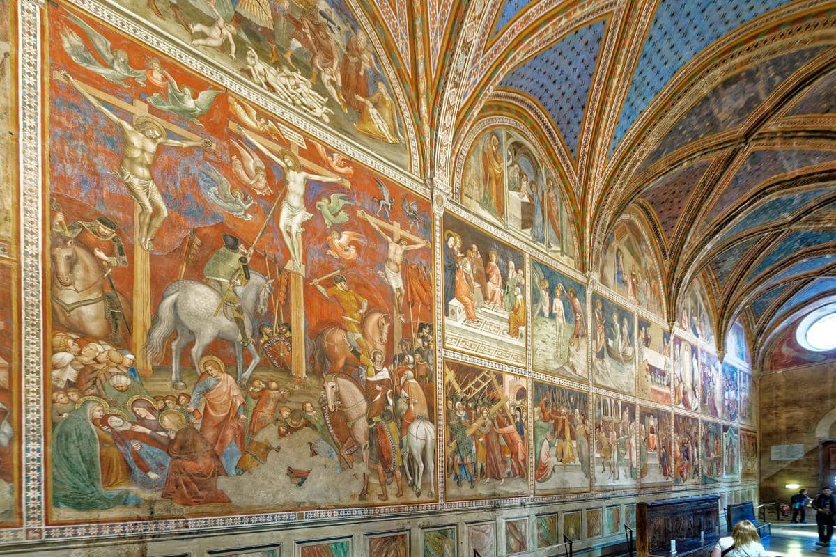 Lukisan abad pertengahan, San Gimignano, Italia