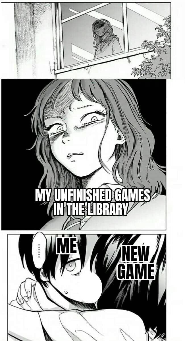 meme anime tentang hal yang belum selesai