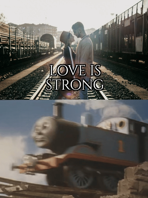 meme kartun tentang kereta