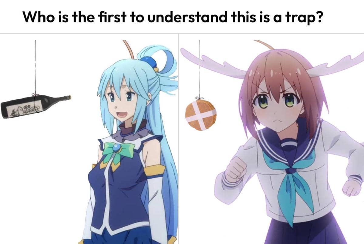 meme anime tentang lawan sepadan