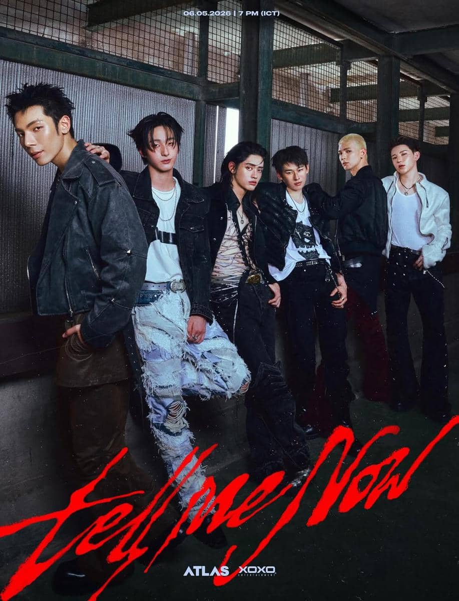 poster lagu "Tell Me Now"