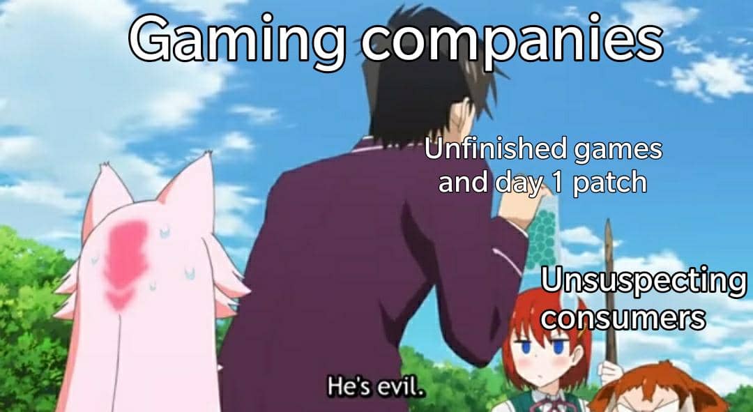 meme anime tentang hal yang belum selesai