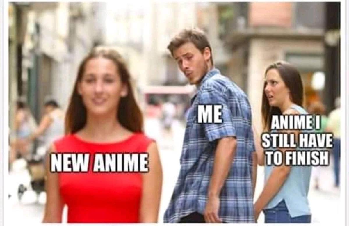 meme anime tentang hal yang belum selesai