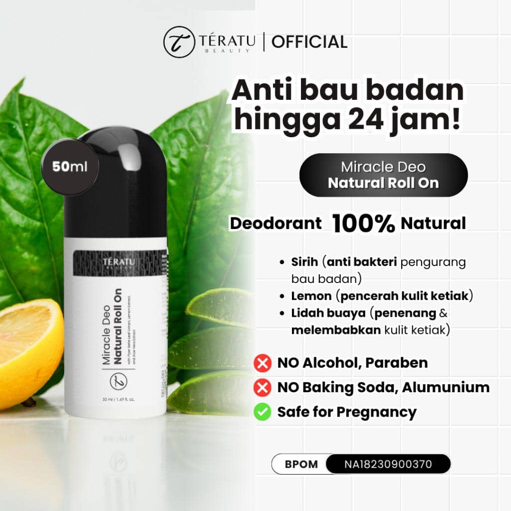 Teratu Beauty Miracle Deo Natural Roll On