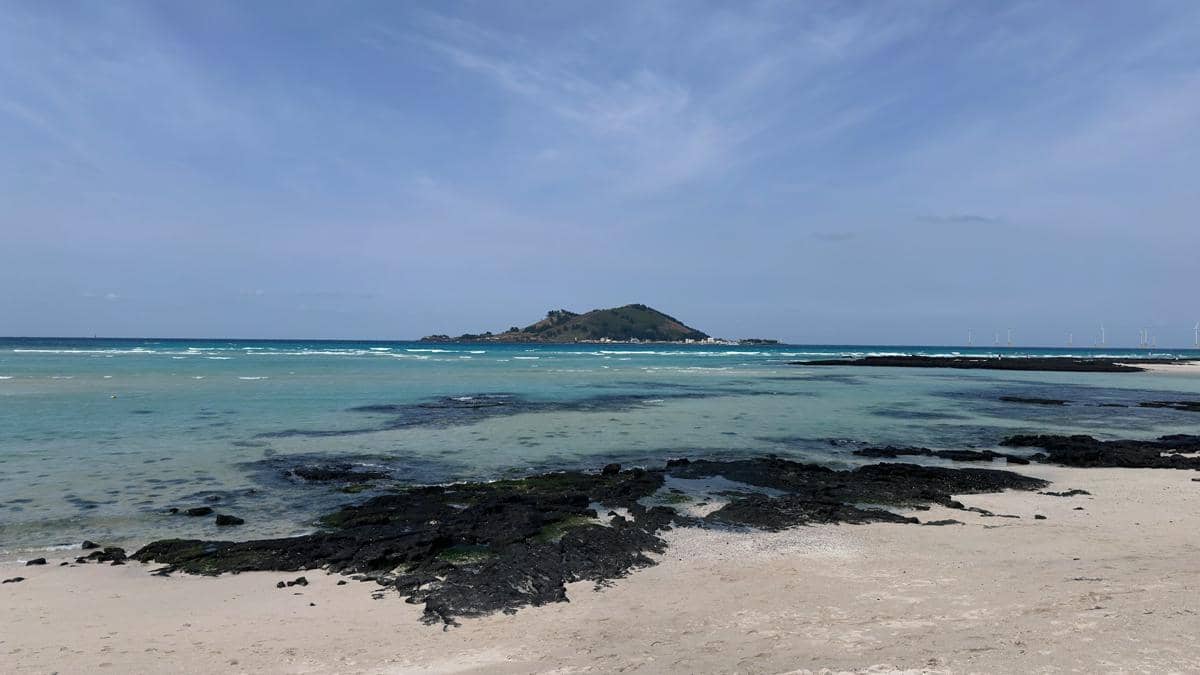 Pantai Hyeopjae, Pulau Jeju, Korea Selatan