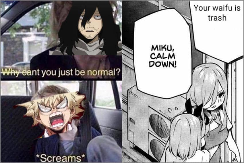 8 Meme Anime tentang Tetap Tenang, kok Pada Emosi, sih?