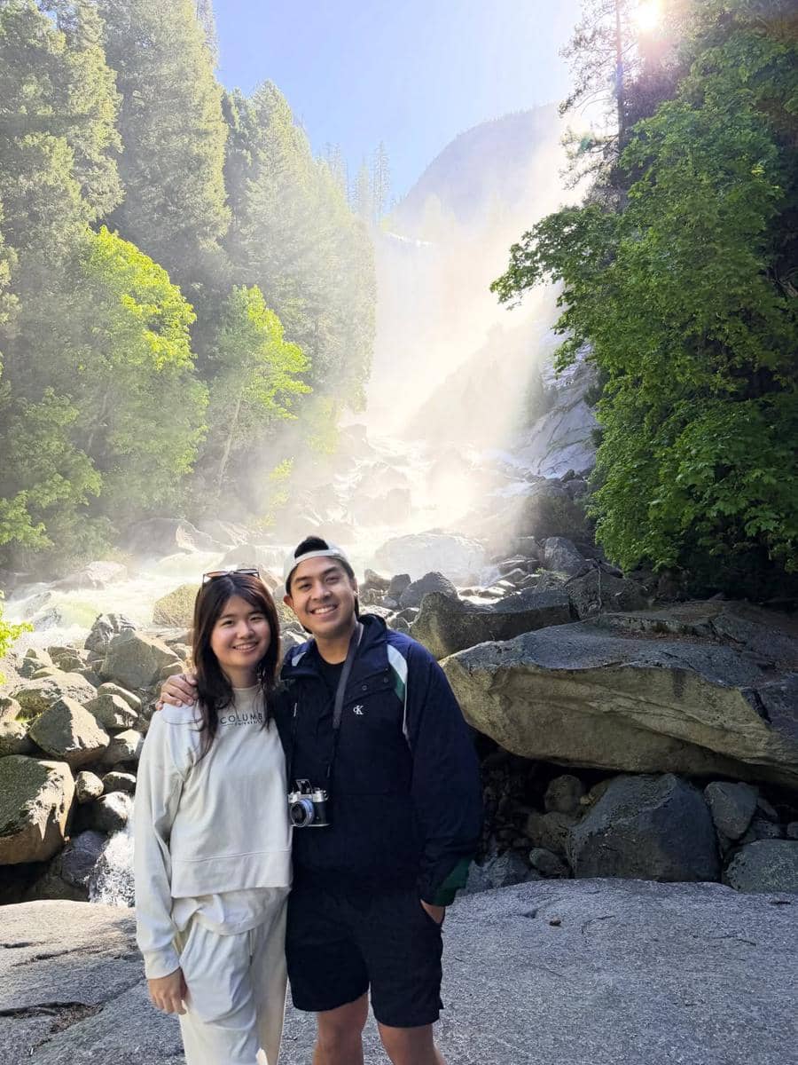 Jerome Polin liburan di Yosemite National Park, California