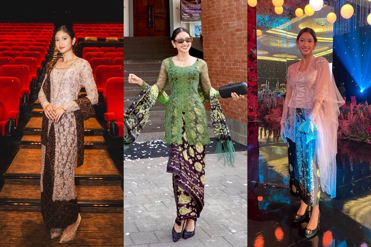 9 Koleksi Kebaya Claresta Taufan, Look yang Selalu Kece!