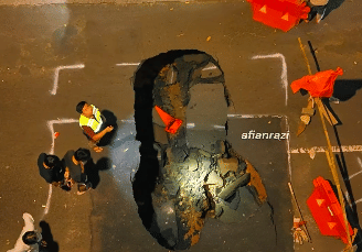 Sinkhole Lenteng Agung Ditutup, Lalu Lintas Arah Depok Dibuka