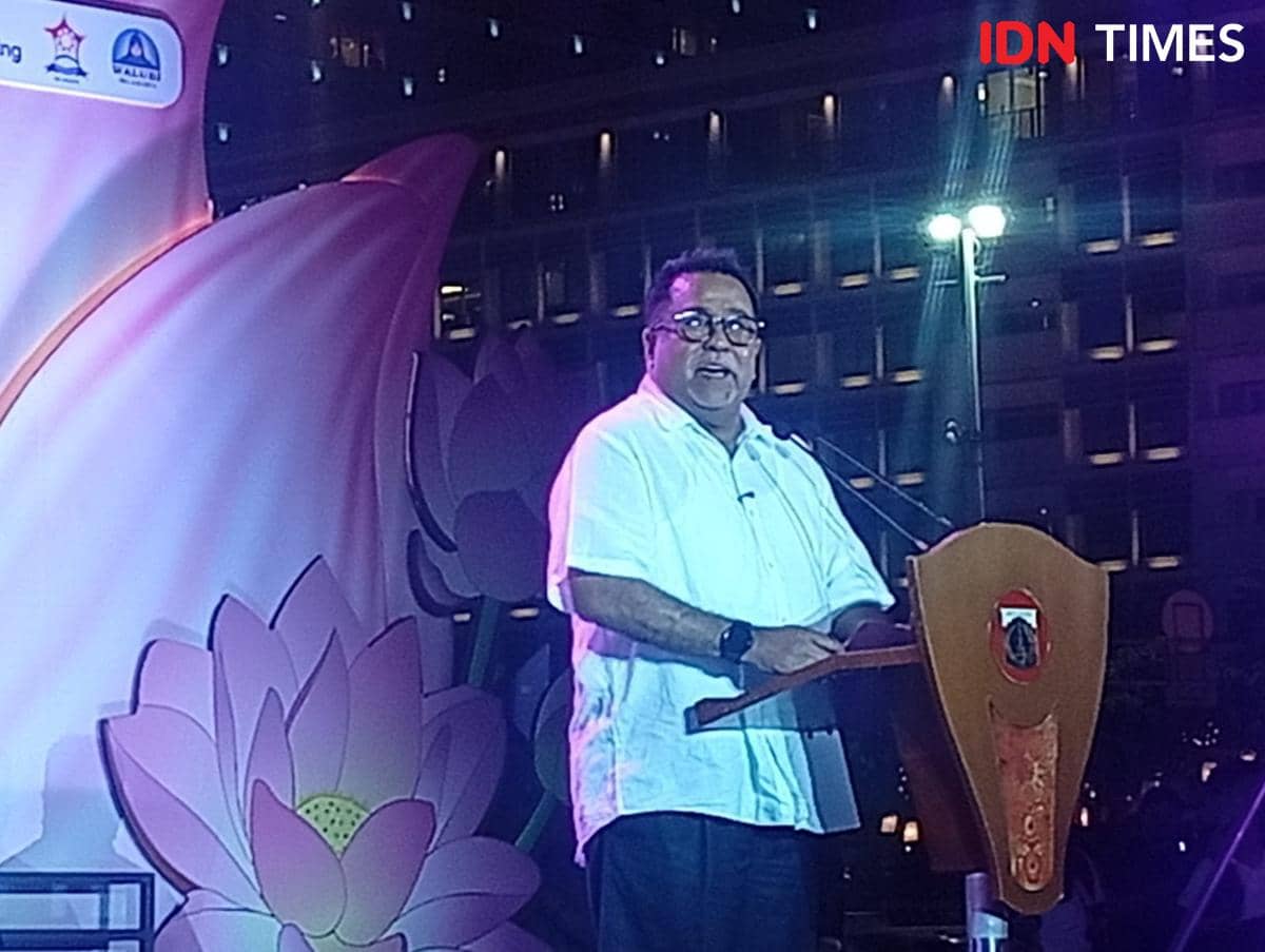 Perayaan Waisak di Bundaran HI, Rano: Jakarta jadi Rumah yang Damai
