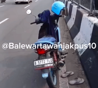Seorang pegawai PJLP Suku Dinas Lingkungan Hidup bunuh diri di Jembatan Cawang, Jakarta Timur, Jumat (29/5/2026).