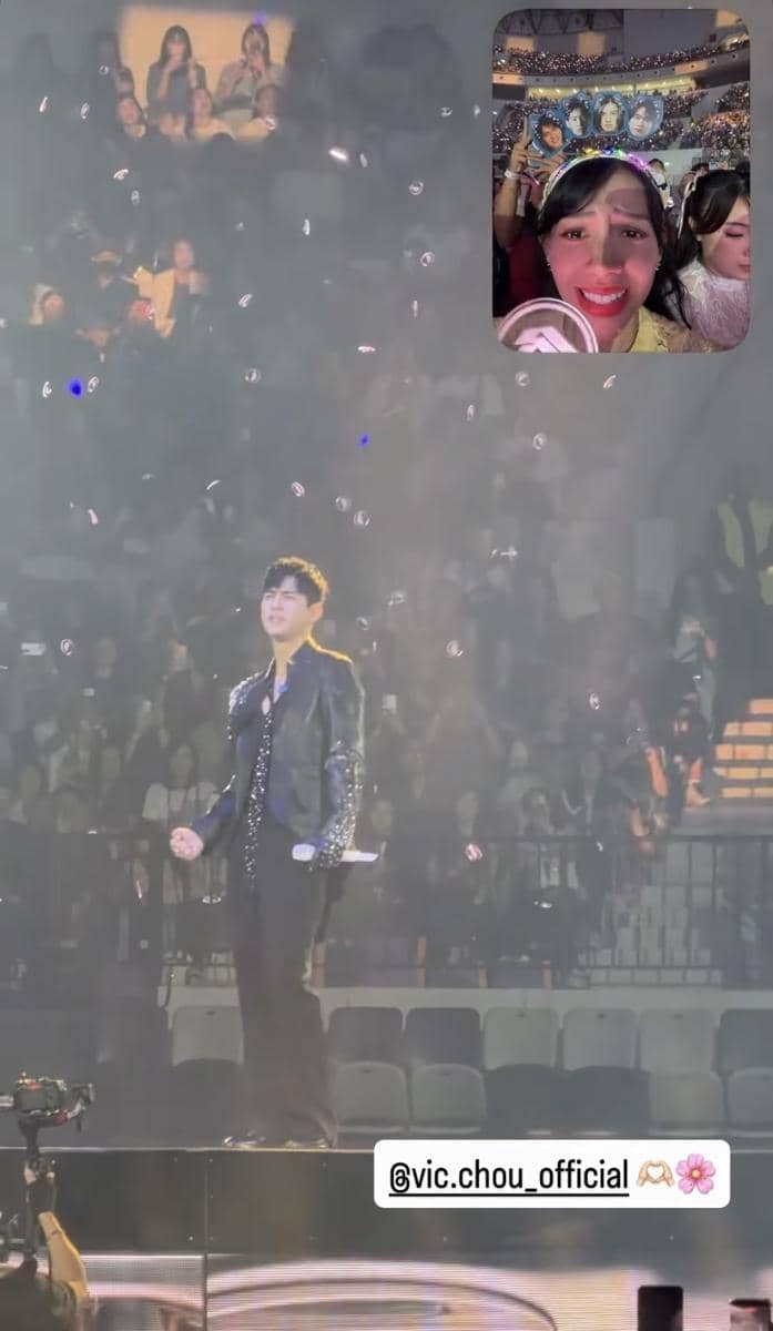 potret artis nonton konser F4 hari pertama