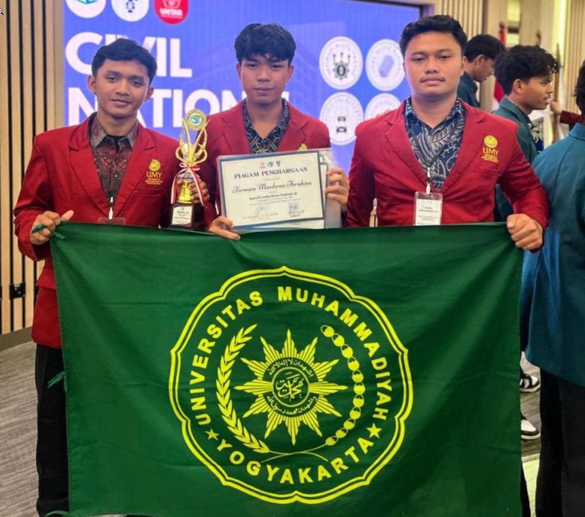 Inovasi Beton Limbah Sabut Kelapa Antar Tim UMY Raih Prestasi Nasional