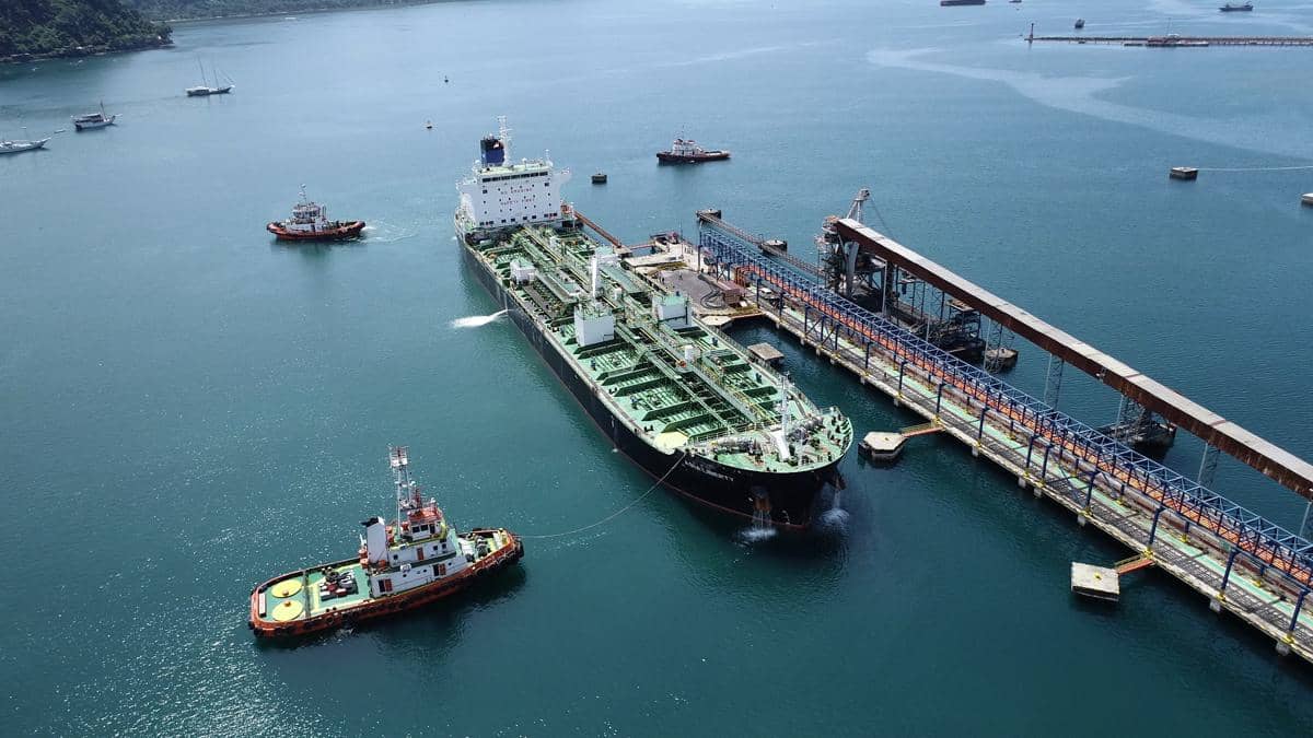 Aktivitas bongkar muat di Pelabuhan Teluk Bayur, Sumatera Barat. (Dok. PTP Nonpetikemas)