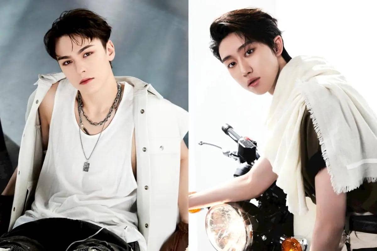 potret Vernon dan The8 SEVENTEEN