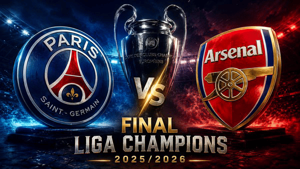 Ini Line Up PSG vs Arsenal di Final Liga Champions 2025/26