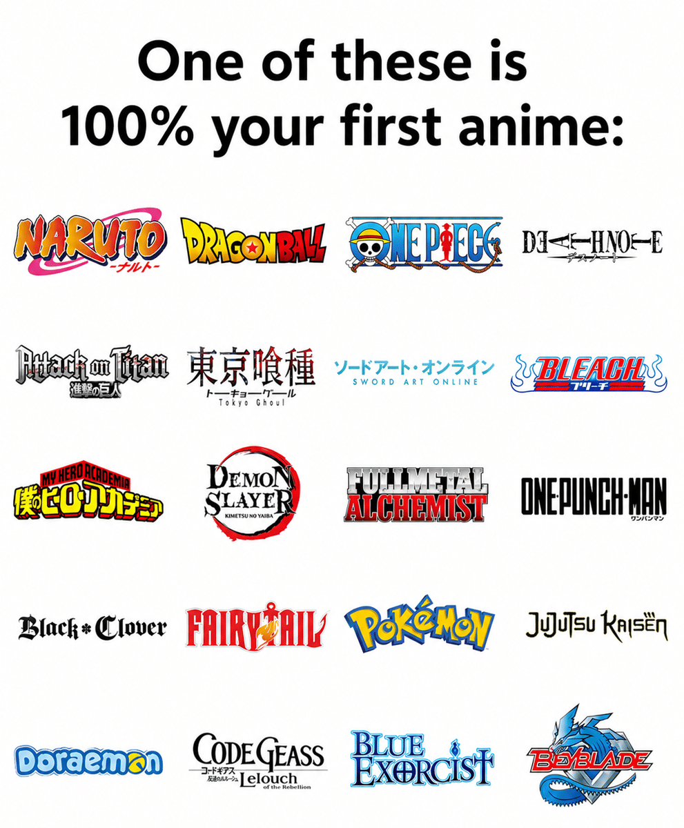 meme anime pertama yang ditonton