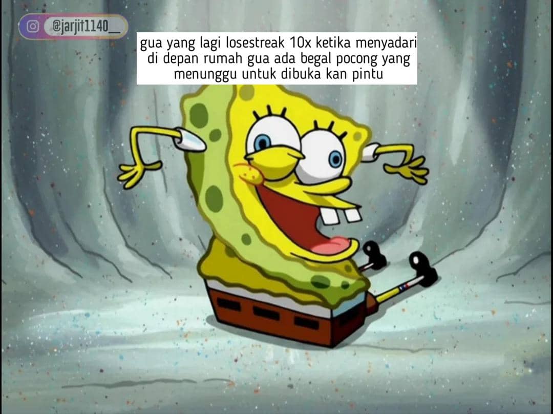 7 Meme Teror Begal Pocong yang Viral, Modus Menakuti Tengah Malam!