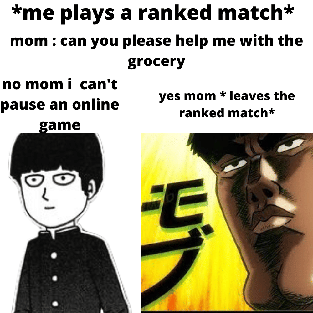 meme anime tentang belanja bulanan