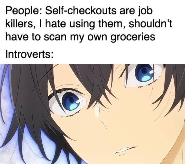 meme anime tentang belanja bulanan