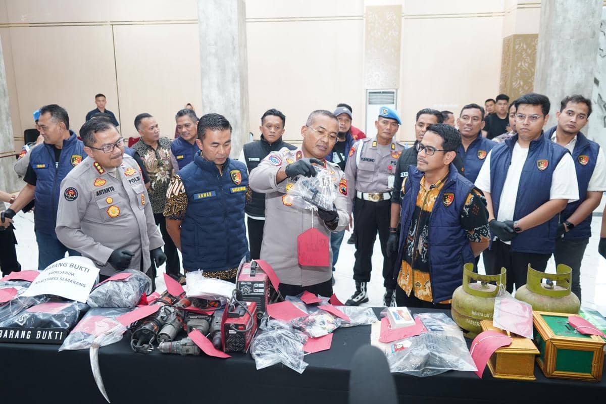105 Pelaku Pencurian Ditangkap Polda Jateng, Paling Banyak Jambret
