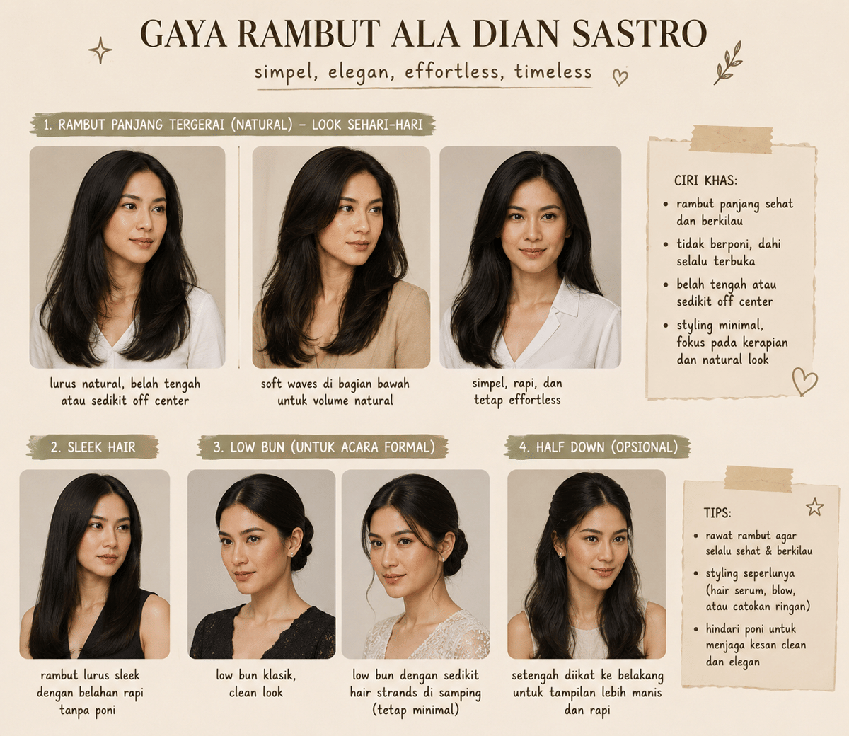 Dian Sastro hair