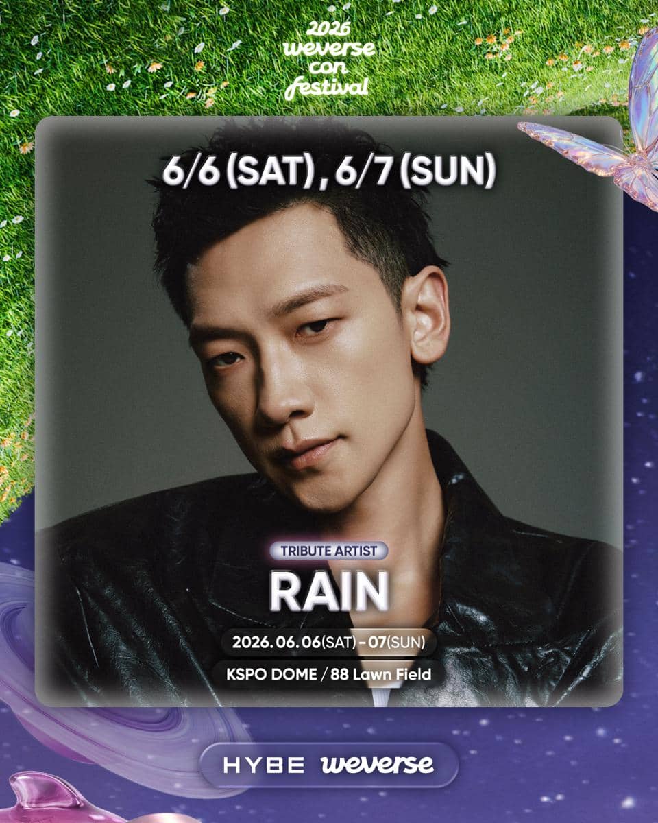 Rain di Weverse Con Festival 2026