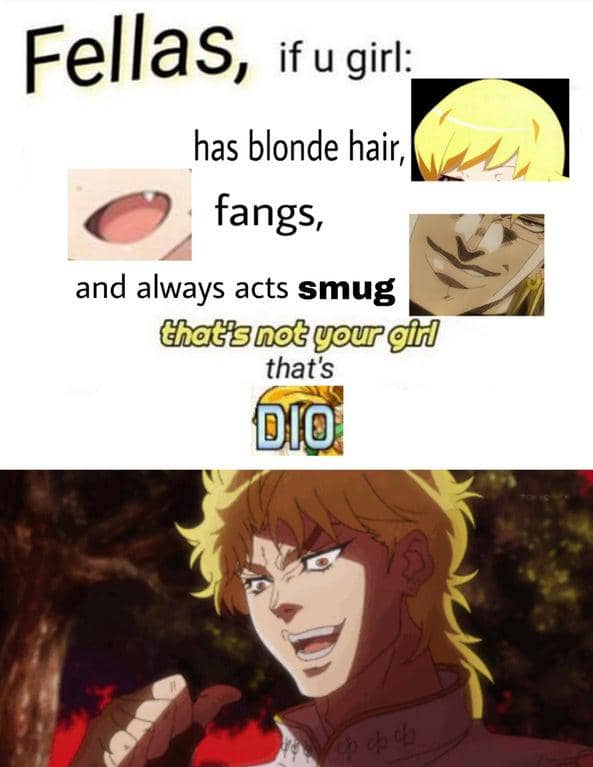 meme cewek anime rambut pirang