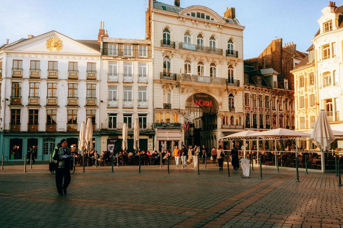 ilustrasi Lille, Prancis, Eropa