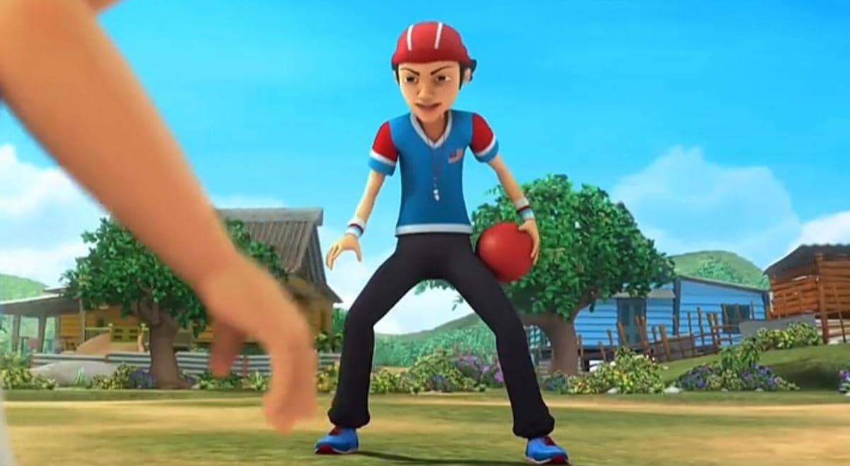 Momen Langka Abang Salleh Tunjukkan Sisi Jantannya di Upin & Ipin