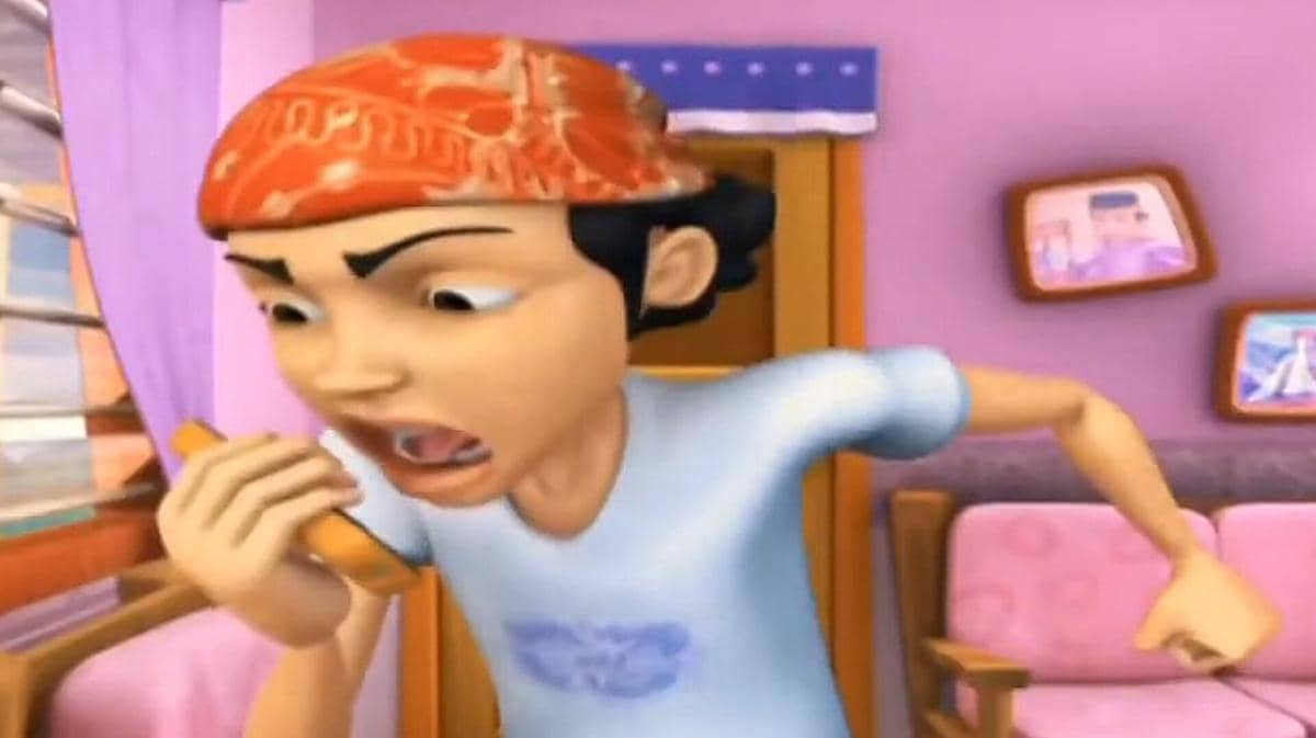 cuplikan Upin & Ipin episode Jari Jemari Salleh