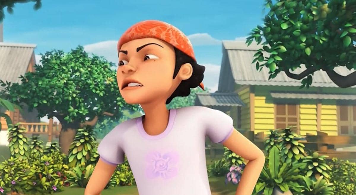 cuplikan Upin & Ipin episode Perangi Rasuah