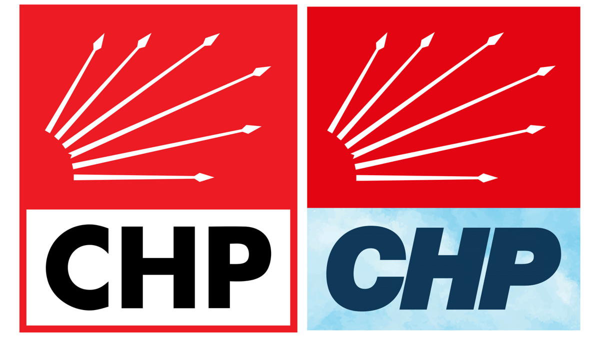 Logo Partai CHP, Turki.