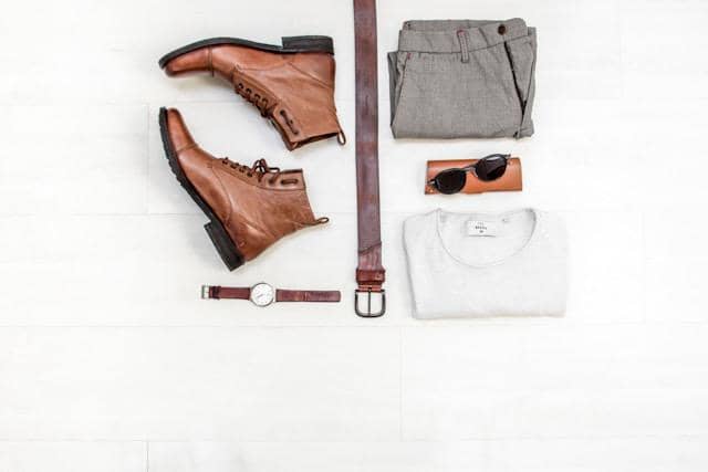 ilustrasi outfit monokrom cowok 