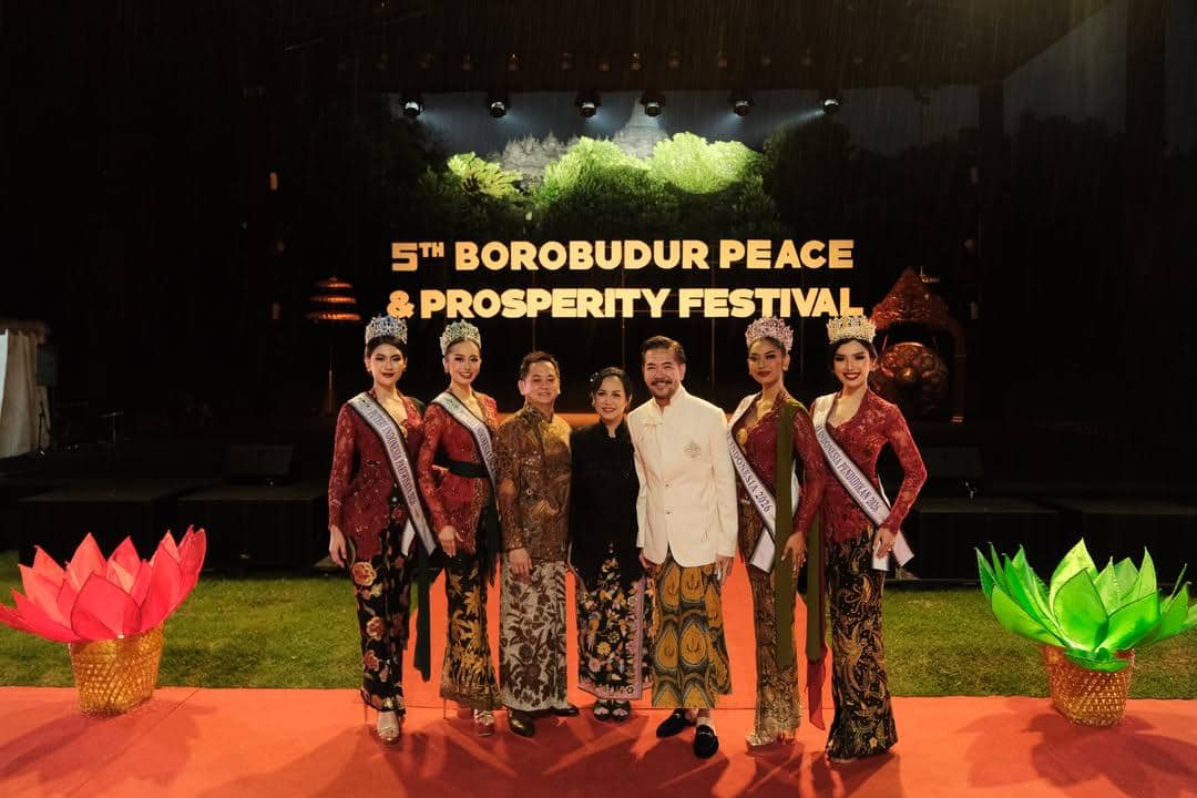Potret Top 4 Puteri Indonesia 2026 di Borobudur Peace & Prosperity Festival 2026