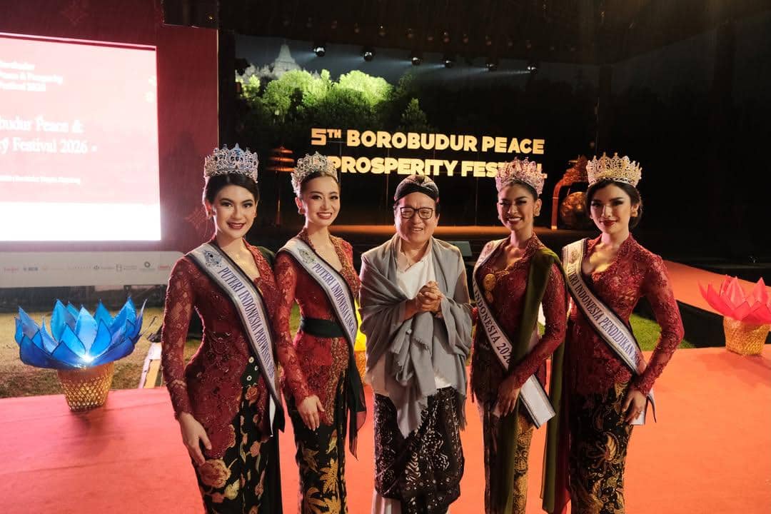 Potret Puteri Indonesia 2026 di Borobudur Peace and Prosperity Festival