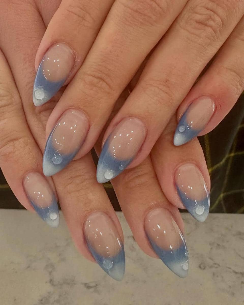 Inspirasi nail art "wet nail"